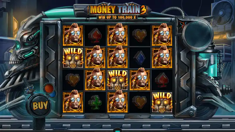 Money Train 3 slot by Relax Gaming — 100,000x max win potential